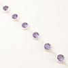 Iolite Gemstone 925Sterling Silver Women's Jewelry Bracelet 9" Mother's Day Gift RB-9-7