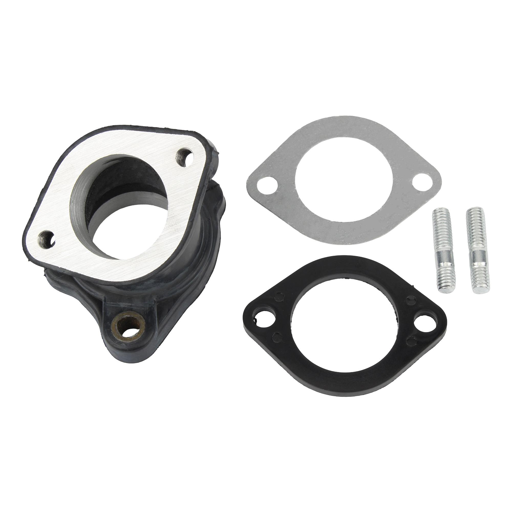 

For Honda Motocycle Carburetor Intake Manifold Angled interface 30mm XL125 XL185 ATC185 ATC200 TRX200 Motor Parts чёрный