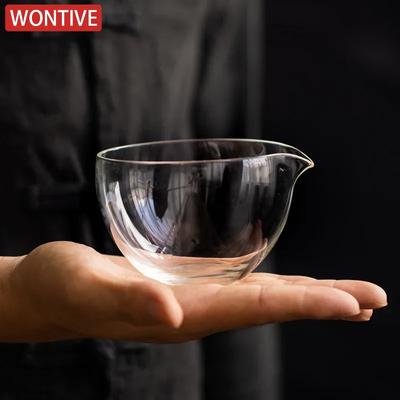 Glass Matcha Chawan Matcha Bowl Heat-resistant Kung Fu Tea Set Accessories Japan Ceremonial Matchas Mixing Bowl Kitchen Tools