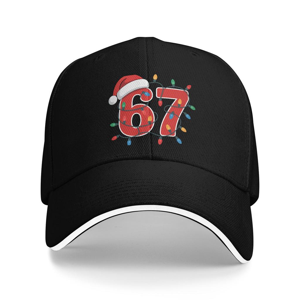 Bruh Steal a brainrot  Six Seven Baseball Cap Vintage Funny Brainrot Meme Sandwich Cap for Unisex Women Breathable Headwear Golf