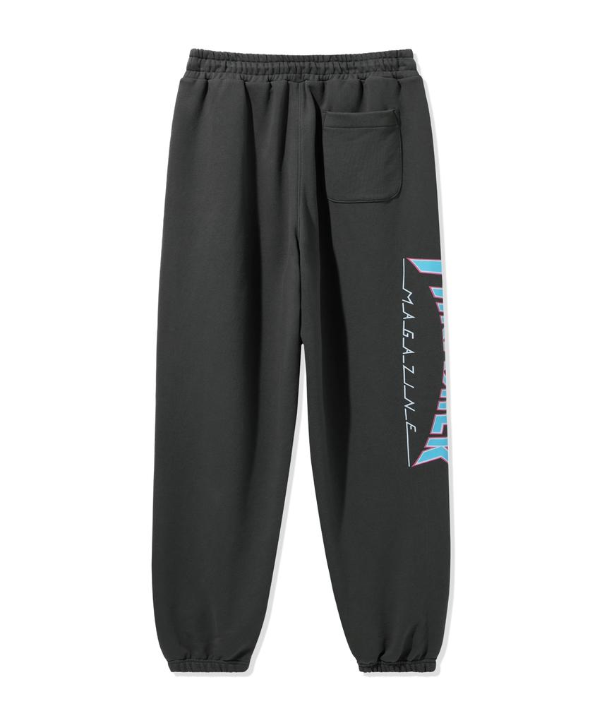 Treasure Flame Logo Sweat Jogger Pants Charcoal