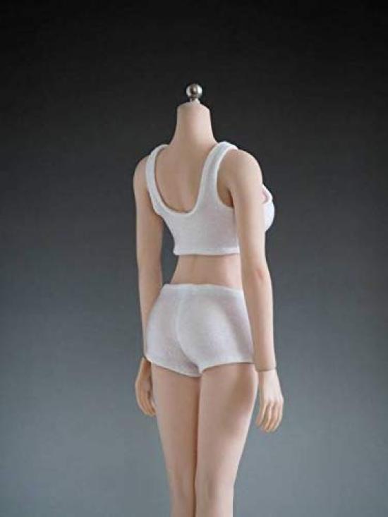 Scale Sexy Short Vest and Short Pants Gym Clothes for Action Figures and Head Not [TOYBARJAPAN] 1/6 (Body Included)