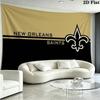 New Orleans Saints Wall Tapestry Aesthetic Wall Hanging Printed Fabric Blanket Decorative Tapestries for Bedroom Living Room Home Decor