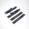 Carbon Fiber Door Sill Strips for 2022 Highlander - Interior/Exterior Protection & Anti-Slip Welcome Pedals
