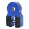 30000LBS Winch Shackle Mount, Flat Tow Hook Mount with Iron Pin and Rubber Guards,