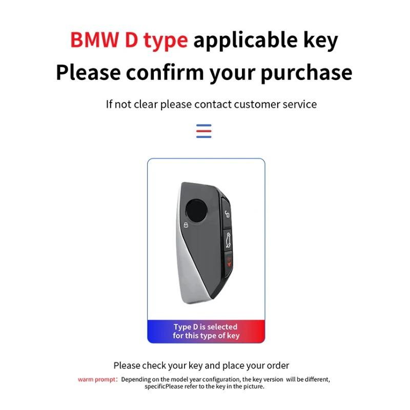 Hett 2025 Bil Smart Fjärrnyckel Fodral Nyckelring Väska För BMW I7 X7 G07 LCI IX I20 X1 X3 X5 U11 5 7 Serie G70 G09 XM U06 G81 M3 Tillbehör