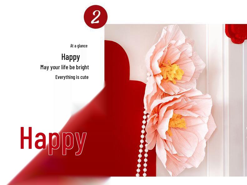 Wedding Xi Lantern Pendant for Door & Wall - Bride's Room Décor