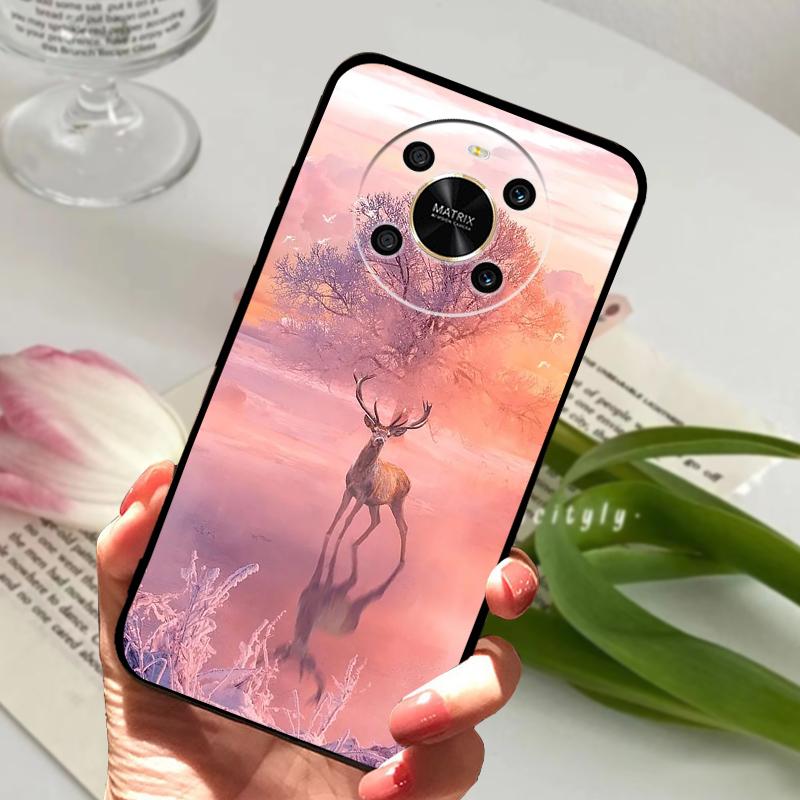 For Honor Magic4 Lite 5G Case ANY-LX1 LX2 LX3 Silicone TPU Soft Phone Cover For Honor Magic 4 Lite Bumper Fundas Fashion Luxury
