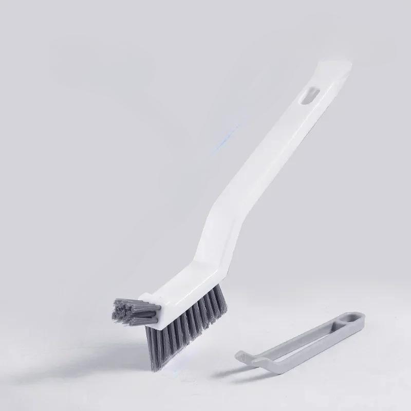 1PC Effective Cleaning Brush for Corners and Gaps - 2-in-1 Multipurpose Bathroom and Floor Tiles Cleaning Brush
