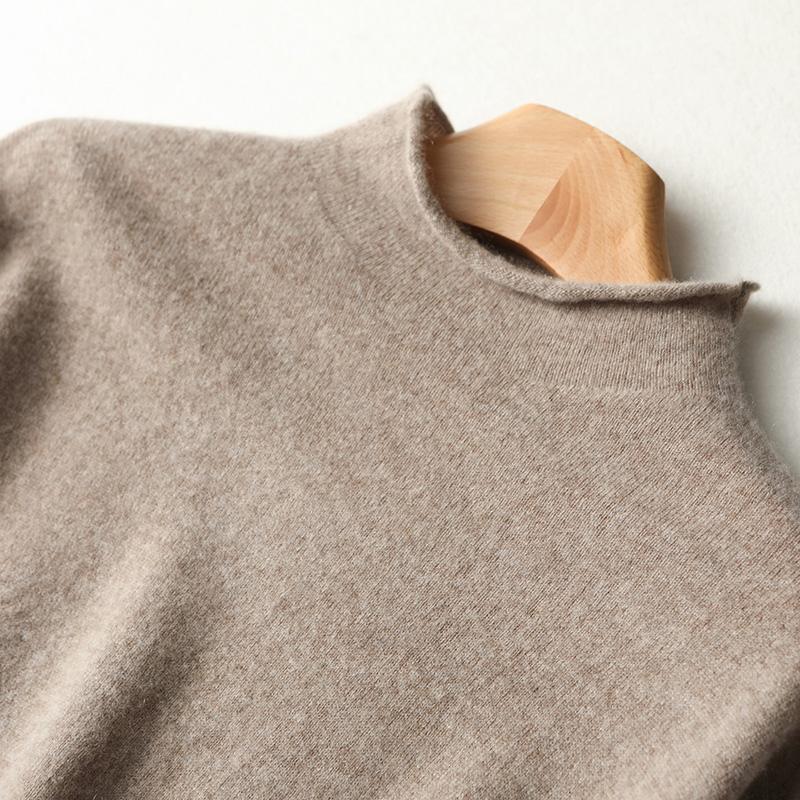 Women Sweater Dress 100% Wool MODERN NEW SAGA Turtleneck Knit Long Pullover Winter Jumpers Wool Long Dress Female