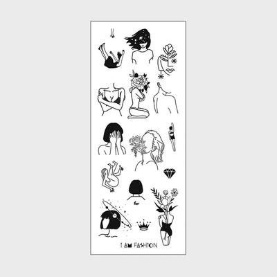 B1 - I Am Fashion - Mini Tattoo Stickers with Unique Designs