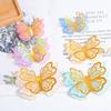 12Pcs 3D Butterfly Wall Sticker Waterproof Scratch-Resistant Wall Decals Self-Adhesive DIY Wall Decors for Living Room Bedroom Bathroom Kitchen