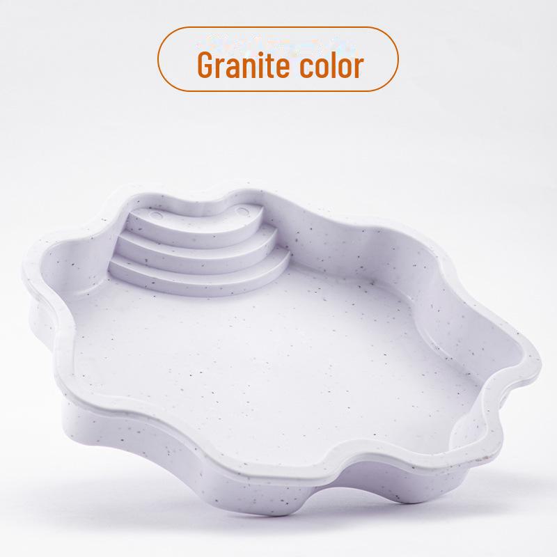 Turtle Climbing & Bathing Habitat with Moisturizing Features and Decorative Landscaping