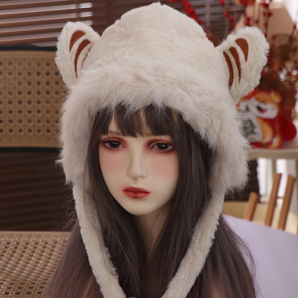 Winter Tiger Ears Hat Warm Ear Protection Hat Fashion Soft Fur Tiger Hat  Girls