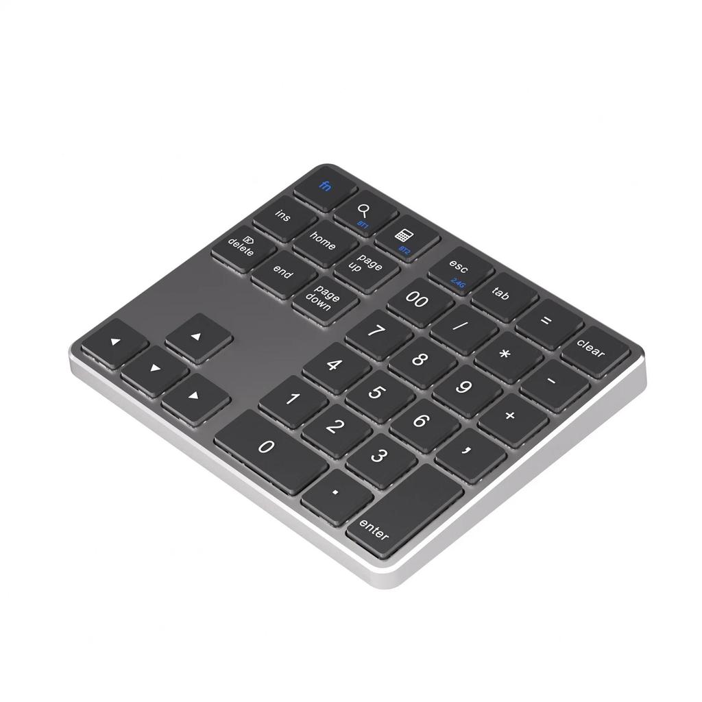 Dual Mode Numeric Keypad 2.4G Wireless Keyboard Bluetooth 5.0 Keyboard Digital Keyboard 300mAh Battery Rechargeable Numpad