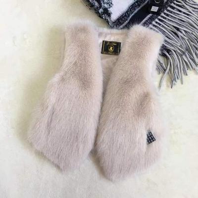 Herbst- und Wintermodelle Kunstfellweste Imitationsfell Kurz Damen Echte Herren Weihnachtsrot Klein Mann Kleine Duftnote