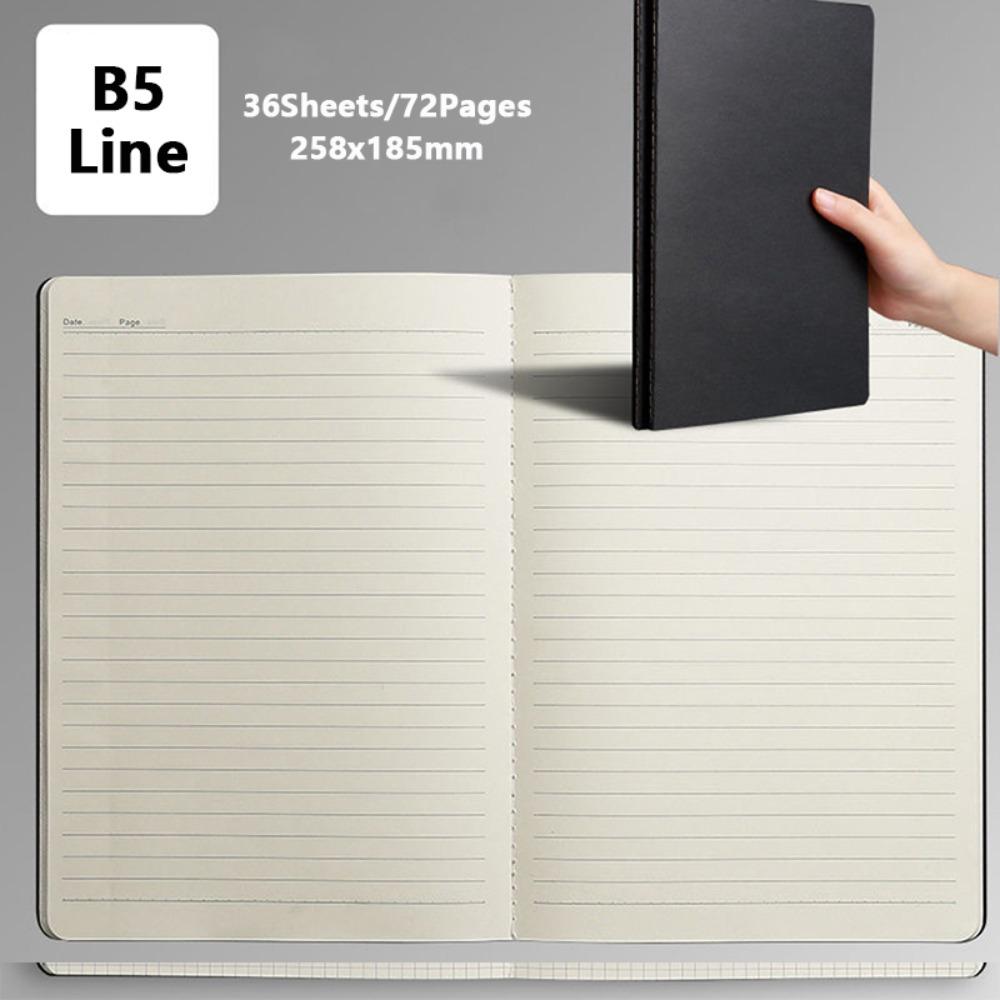 Kraft Cover Notebook Grid/Lined/Blank Notepad Vintage Writing Book  Gift