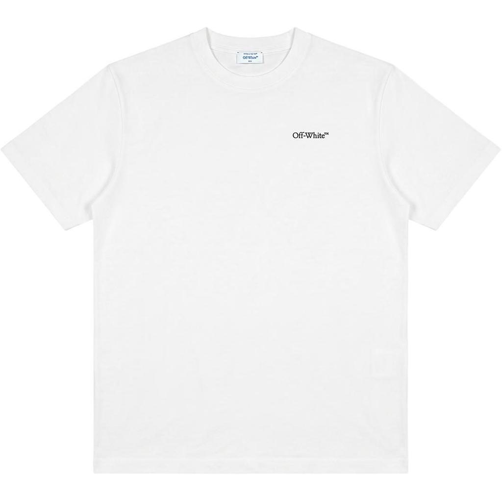 OFF WHITE T Shirt Loose Fit Men's White OMAA038R191850120288