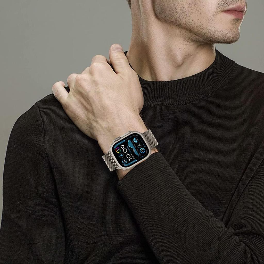 Parachute Straps for Apple Watch ultra 2 3 band 49mm 46mm 44mm 40mm 45mm 41mm Milanese loop Bracelet iWatch series 9 8 se 10 11