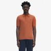 Fred Perry [Sharp] Short Sleeve Cotton Knit Shirt - Cinnamon Afpm2519725-324