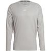 Logo Print Long Sleeve T-Shirt Men Tops Gray IB9023