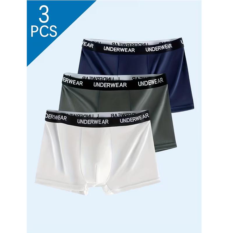 Men s High-Elastic Breathable Plus Size Boxer Briefs XL (EU)