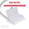 10/15/24 Grids Fishing Tackle Box Squid Jig Hard Lure Tool Case Fishing Lure Bait Hooks Storage Box for Lures Hooks for Fishing