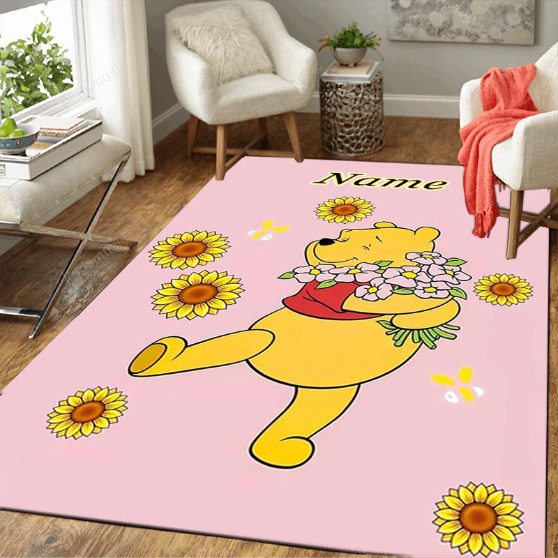 Custom 1Pc Winnie Pooh Honey Adventure Rug Office Carpet Indoor Outdoor Entrance Doormat Nonslip Soft And Comfortable Living Room D916358