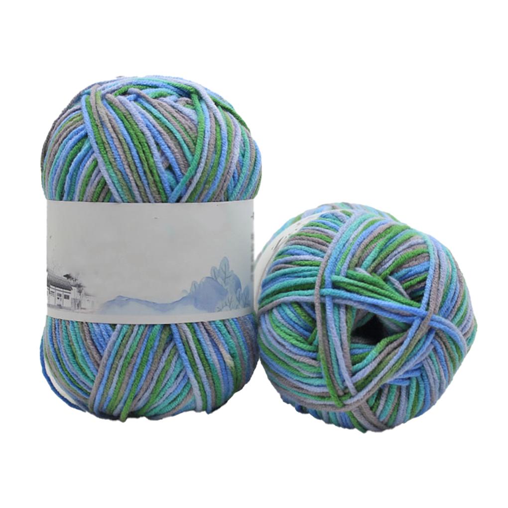 

Пряжа для вязания крючком Разноцветная Свитер Шарф Перчатки Комплект детской одежды Аксессуары Подарки своими руками Удобный набор мотков Нитки 4-слойные