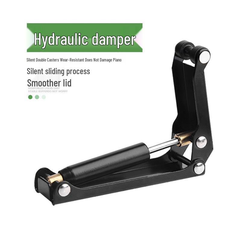 Dispositif d'amortissement hydraulique pour couvercle de piano avec protection anti-pincement
