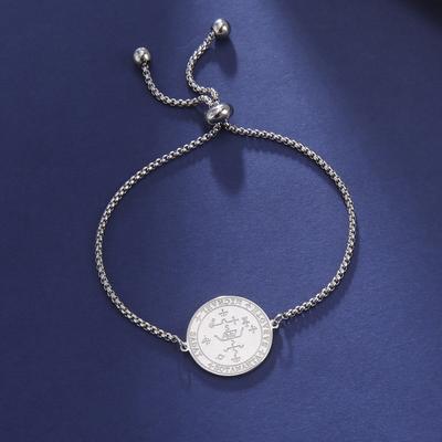 Dawapara Archangel Michael Sigil Bracelet for Women Protection Courage Power and Strength Amulet Ancient King of Solomon Jewelry