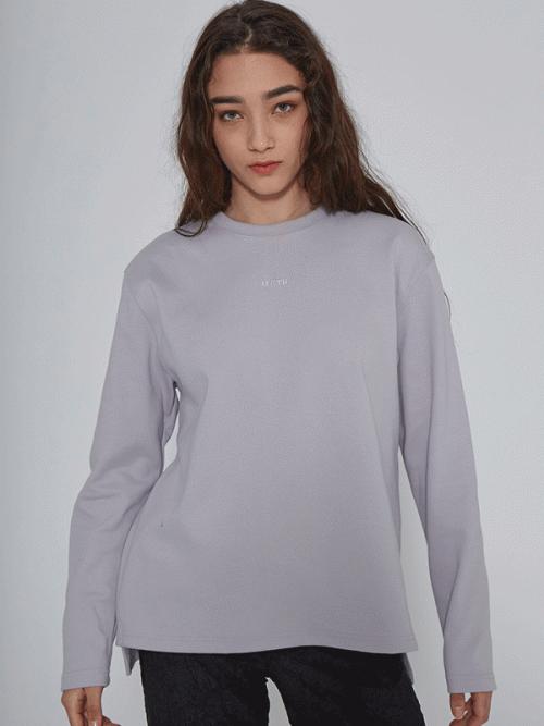 Moseu Side Vent T-Shirt_Blue Gray