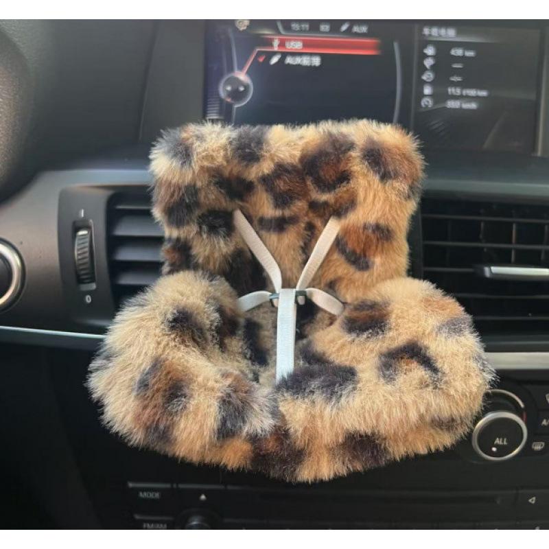 

Кукольное автокресло для 17-сантиметровой мультяшной модели стула, декор для выхода автокресла для куклы, стайлинг интерьера кукольного автомобиля цветной печати леопарда