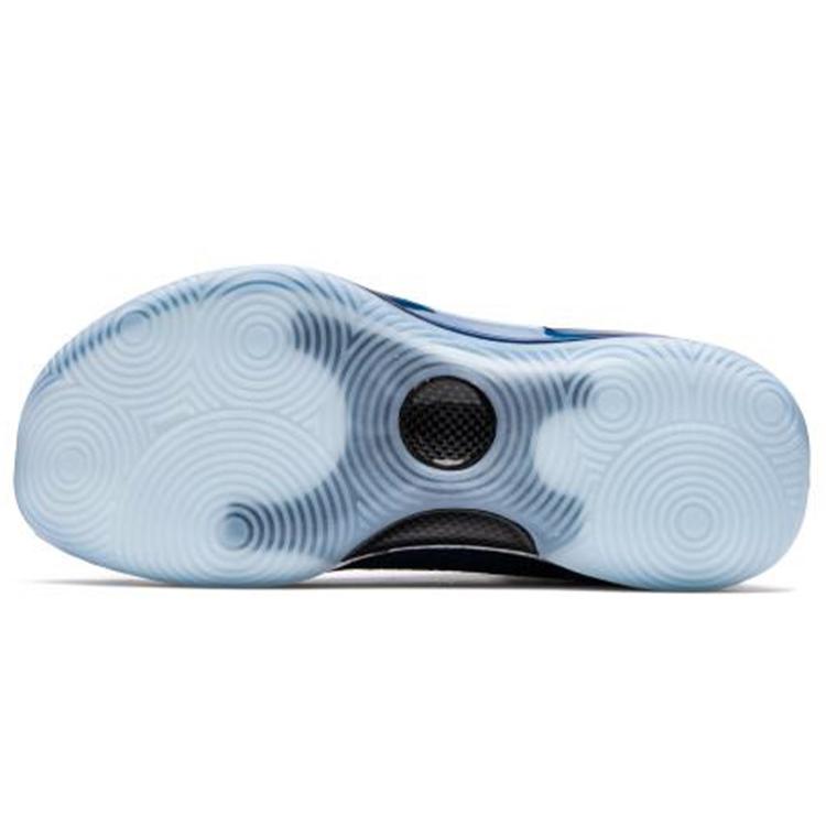 Li Ning YuShuai 13 Fabric Cushioning Slip Resistant Abrasion Resistant High Top Basketball Shoes Men's Blue Red ABAP065-12