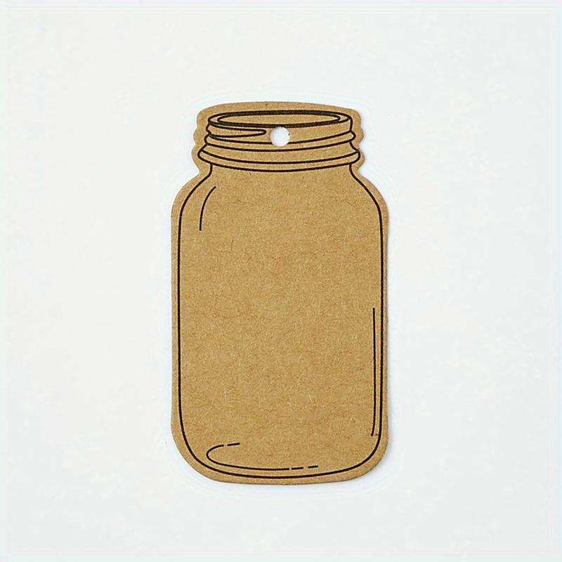 

50 пустых бутылок для дрейфа/набор спасибо, крафт-бумага, бирки, бирки ручной работы, сделай сам, подарочные украшения, открытки для сообщений blank коричневый