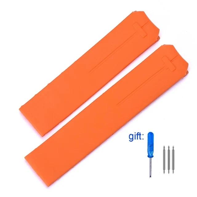 20MM 21MM Silicone Watch Strap For Tissot 1853 Tengzhi T-Touch Original T013 Rubber Watch Band T047T081T33 Wristband