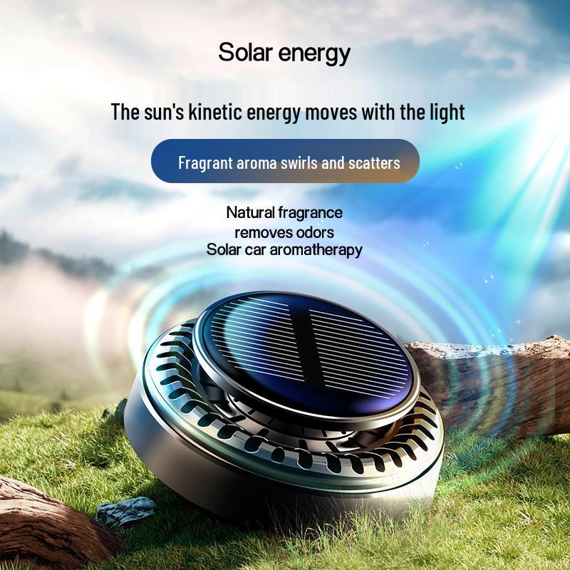 Solar-Powered Car Perfume: Aromatherapy Light & Fragrance Ornament for Car Interiors