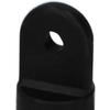 12pcs/set 7/8'' Jaw Slide Black Eye End Cap Fitting Hardware Deck Hinge  Bimini Top Installation