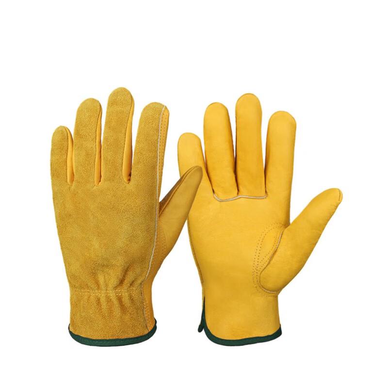 Guanti da Lavoro per Saldatura in Pelle di Mucca Laobaojia