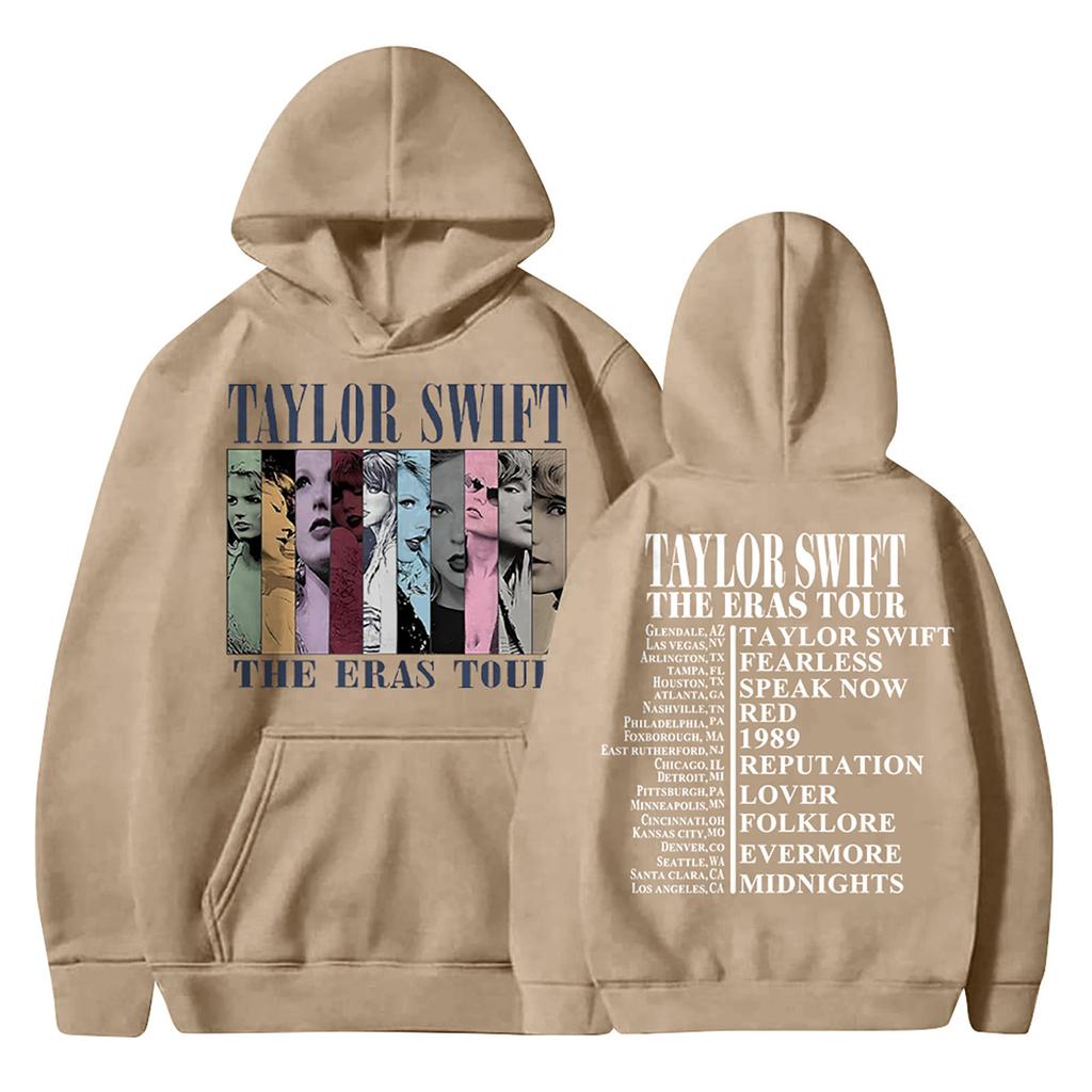 Casual Long Sleeve Pullover Hoodie with Crew Neck Loose Fit Plush Fabric Printed Design Stylish Comfortable Sweatshirt for Daily Wear