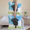 Cute Restrained Animal Anime Kwaii Pillow Case Anti-dustmite Pillowcase Invisible zipper silky Sofa cushion cover