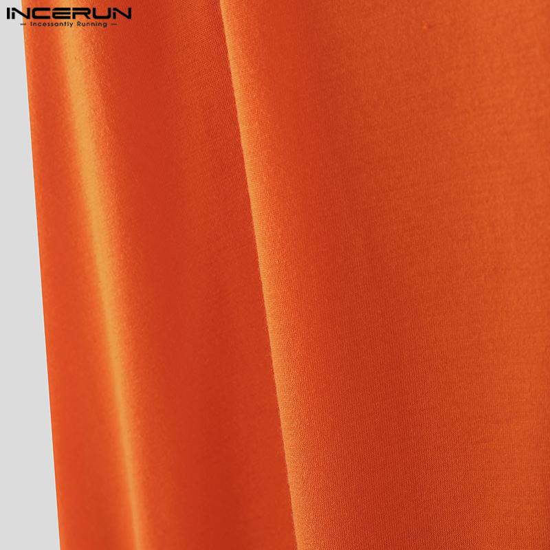 INCERUN Summer Tank Tops Men U Neck Sling Sleeveless Loose Camisole