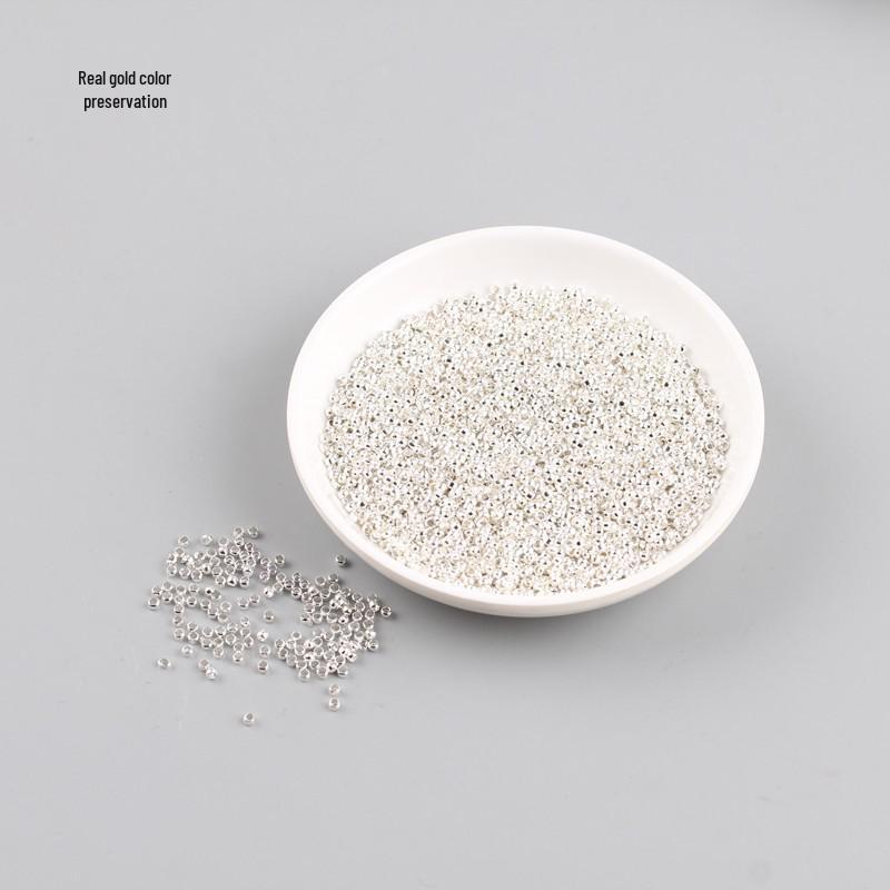 18K Gold-Filled, Gold-Plated Color-Preserving Beads for DIY Jewelry Making and Fixed Clasp Clips