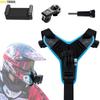 Universal Motorcycle Helmet Chin Mount Bracket Holder Strap Stand For GoPro Hero 9/8/7/6/5/4 Sports Camera Smart Phone Clip Kit
