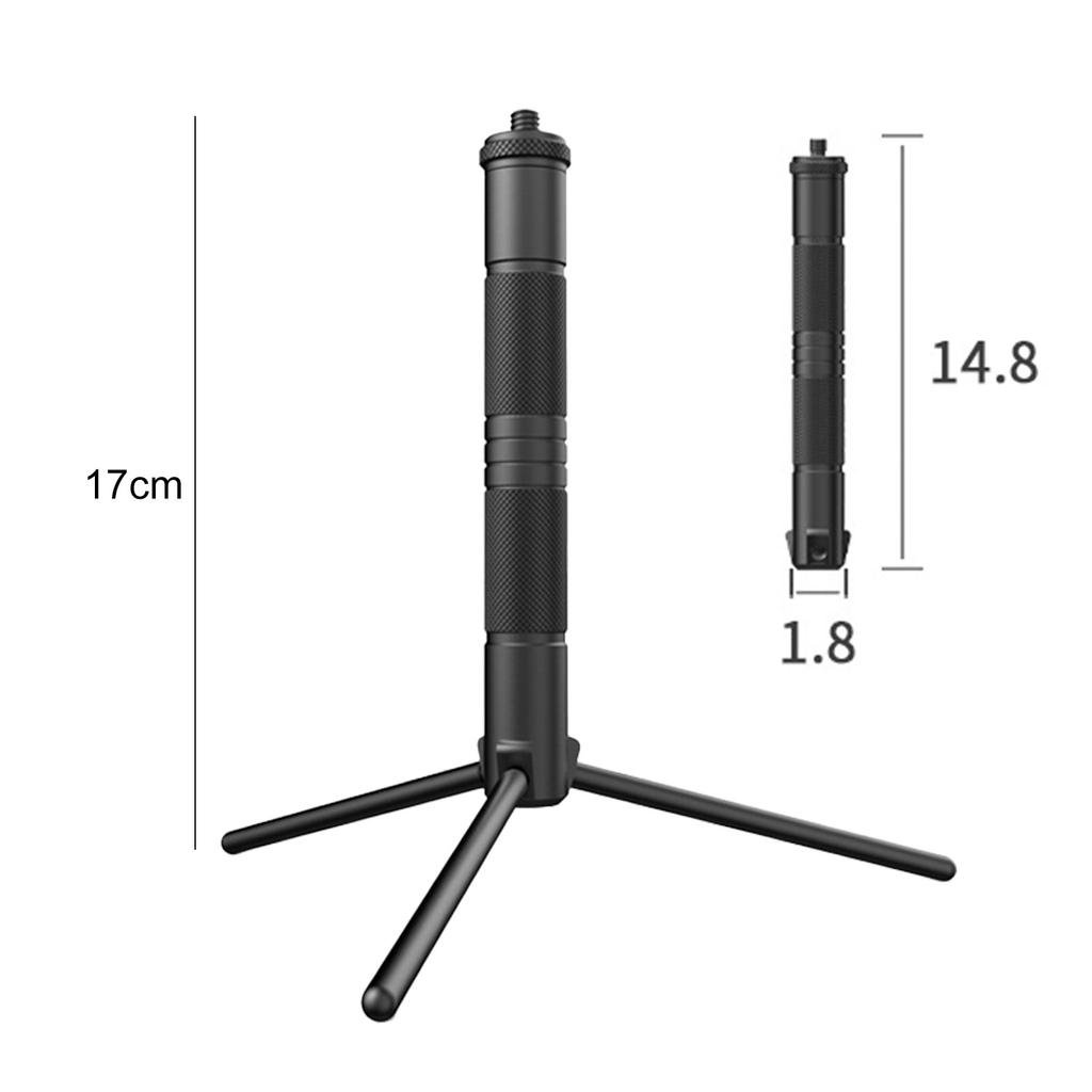 Lantern Stand with Ground Spike Multifunctional Camera Phone Tripod Bracket Aluminum Alloy Portable for Outdoor Camping