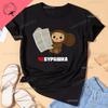 Russian Cartoon Cheburashka Soviet Gena Cheburashka Tshirt Unisex Clothing Cute Cartoon Monkey Hipster Russian Doll Gift T Shirt