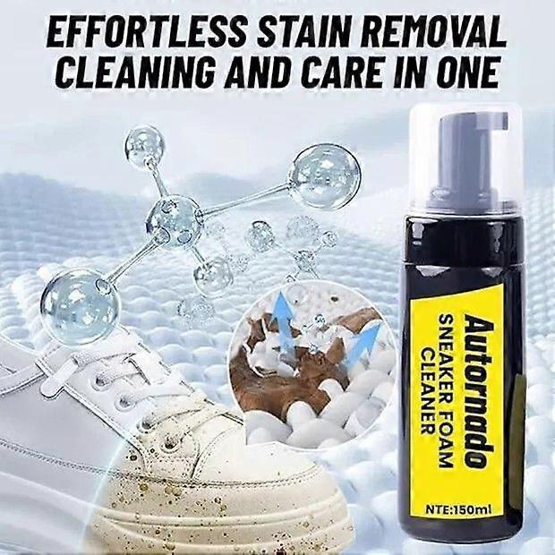 Autornado Sneaker Foam Cleaner, Water-Free Foam Sneaker Cleaner,Shoe Cleaner Kit
