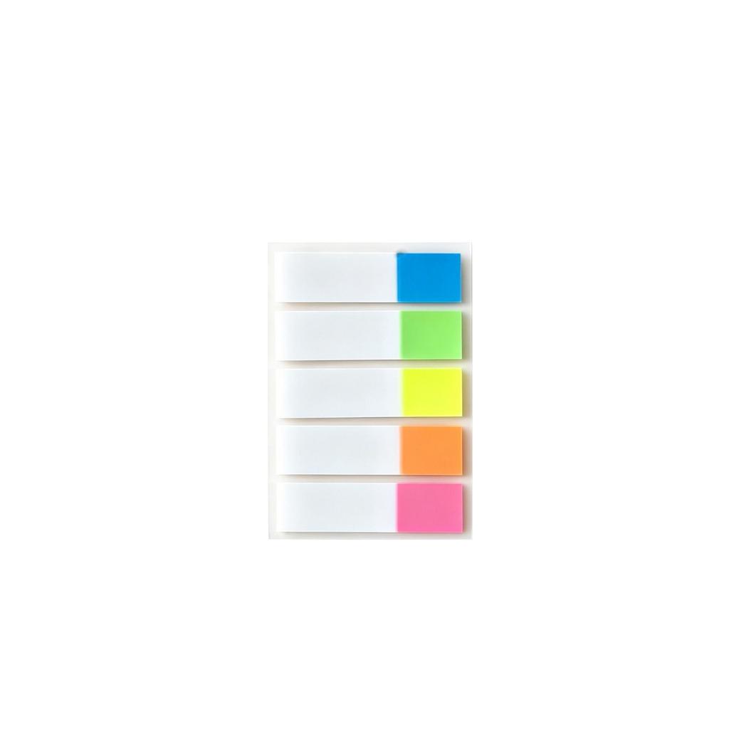 Translucent Student Key Point Marker Stickers - Fluorescent Index Labels and Sticky Notes