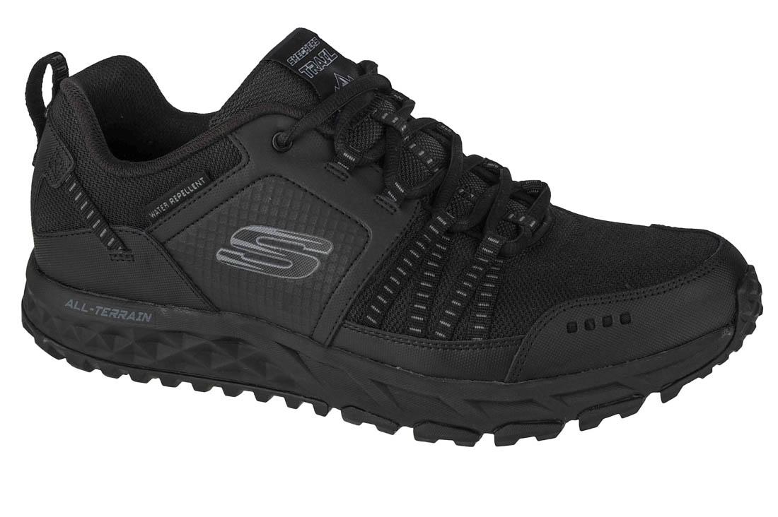 Scarpe da trekking da uomo in pelle liscia Skechers