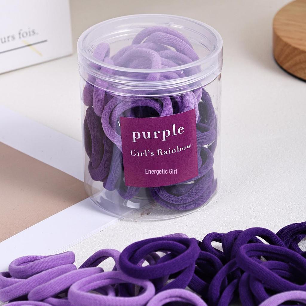 High-Elasticity Hair Ties for Girls - Gentle on Hair, Perfect for Children's Hairstyles